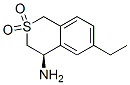 1H-2-benzothiopyran-4-amine,6-ethyl-3,4-dihydro-,2,2-dioxide,(4r)-(9ci) Structure,676135-55-0Structure