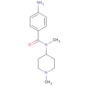 4-Amino-n-methyl-n-(1-methyl-4-piperidinyl)benzamide Structure,676326-98-0Structure