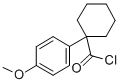 1-(4-Methoxyphenyl)cyclohexanecarbonyl chloride Structure,676348-47-3Structure