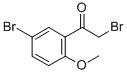 2-Bromo-1-(5-bromo-2-methoxyphenyl)ethanone Structure,67639-58-1Structure