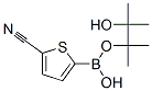 2-Thiophenecarbonitrile, 5-(4,4,5,5-tetramethyl-1,3,2-dioxaborolan-2-yl)- Structure,676501-85-2Structure