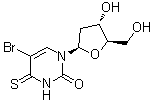 5-Bromo-2-deoxy-4-thiouridine Structure,676556-11-9Structure