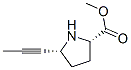 L-proline, 5-(1-propynyl)-, methyl ester, (5r)-(9ci) Structure,676560-92-2Structure