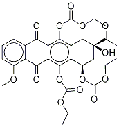 6,10,11-Triethylcarbonate daunomycinone Structure,67665-61-6Structure