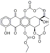 6,10,11-Triethylcarbonate-1-demethyl daunomycinone Structure,67665-62-7Structure