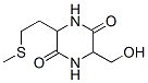 2,5-Piperazinedione, 3-(hydroxymethyl)-6-[2-(methylthio)ethyl]-(9ci) Structure,677021-07-7Structure