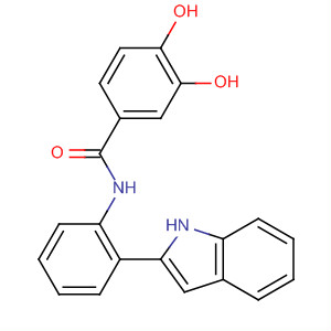 3,4-Dihydroxy-n-(2-(1h-indol-2-yl)-phenyl)-benzamide Structure,677297-13-1Structure