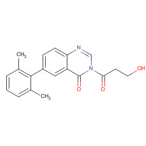 6-(2,6-Dimethylphenyl)-3-(3-hydroxy-propionyl)-3h-quinazolin-4-one Structure,677298-28-1Structure