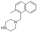 1-(2-Methylnaphthalen-1-ylmethyl)piperazine Structure,677326-80-6Structure