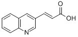 3-(3-喹啉)丙烯酸結構式_67752-27-6結構式
