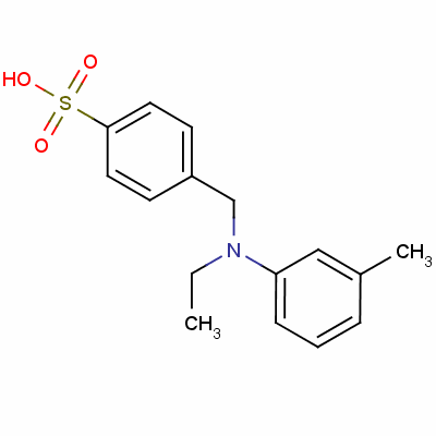 Benzenesulfonic acid, 4-((ethyl(3-methylphenyl)amino)methyl)- Structure,67801-04-1Structure