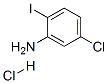 2-Iodo-5-chloroaniline hydrochloride Structure,6781-33-5Structure