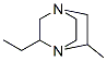 1,4-Diazabicyclo[2.2.2]octane,2-ethyl-6-methyl-(9ci) Structure,67820-72-8Structure