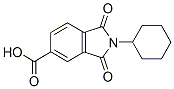 2-Cyclohexyl-1,3-dioxo-2,3-dihydro-1H-isoindole-5-carboxylic acid Structure,67822-74-6Structure