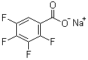 2,3,4,5-四氟苯甲酸鈉結構式_67852-79-3結構式