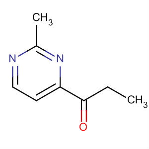 1-Propanone, 1-(2-methyl-4-pyrimidinyl)-(9ci) Structure,67860-39-3Structure