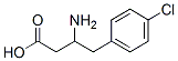 3-Amino-4-(4-chlorophenyl)butanoic acid Structure,678969-20-5Structure