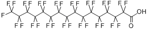 Perfluorohexadecanoic acid? Structure,67905-19-5Structure