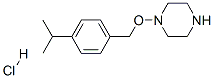 1-(4-Isopropylphenyl)-methoxy piperazine hcl Structure,67914-91-4Structure