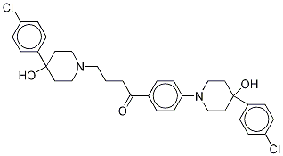 4-[4-(4-氯苯基)-4-羥基-1-哌啶基]-1-[4-[4-(4-氯苯基)-4-羥基-1-哌啶基]苯基]-1-丁酮結(jié)構(gòu)式_67987-08-0結(jié)構(gòu)式