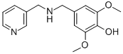 2,6-Dimethoxy-4-{[(pyridin-3-ylmethyl)amino]methyl}phenol Structure,680185-77-7Structure