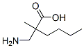 Hexanoic acid, 2-(aminomethyl)-2-methyl- Structure,68019-25-0Structure