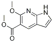 6-Methoxy-1h-pyrrolo[2,3-b]pyridine-5-carboxylic acid methyl ester Structure,680208-61-1Structure