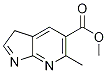 Methyl 6-methyl-3h-pyrrolo[2,3-b]pyridine-5-carboxylate Structure,680208-88-2Structure