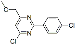 4-Chloro-2-(4-chlorophenyl)-6-(methoxymethyl)pyrimidine Structure,680214-63-5Structure