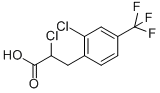 2-Chloro-3-[2-chloro-4-(trifluoromethyl)phenyl]propanoicacid Structure,680215-64-9Structure