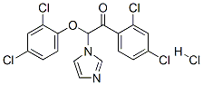 (9ci)-2-(2,4-二氯苯氧基)-1-(2,4-二氯苯基)-2-(1H-咪唑-1-基)乙酮鹽酸鹽結(jié)構(gòu)式_68042-32-0結(jié)構(gòu)式