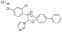 (9ci)-2-[(4-氯[1,1-聯(lián)苯]-4-基)氧基]-1-(2,4-二氯苯基)-2-(1H-咪唑-1-基)乙酮鹽酸鹽結(jié)構(gòu)式_68042-33-1結(jié)構(gòu)式