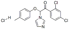 Ethanone, 1-(2,4-dichlorophenyl)-2-(1h-imidazol-1-yl)-2-(4-methylphenoxy)-, monohydrochloride (9ci) Structure,68042-39-7Structure