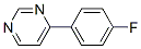 Pyrimidine, 4-(4-fluorophenyl)- (9ci) Structure,68049-19-4Structure