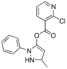 5-Methyl-2-phenyl-2,5-dihydro-1h-pyrazol-3-yl 2-chloronicotinate Structure,680579-30-0Structure