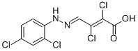 2,3-Dichloro-4-[2-(2,4-dichlorophenyl)hydrazono]but-2-enoic acid Structure,680579-35-5Structure