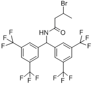 N1-di[3,5-di(trifluoromethyl)phenyl]methyl-3-bromobutanamide Structure,680579-72-0Structure