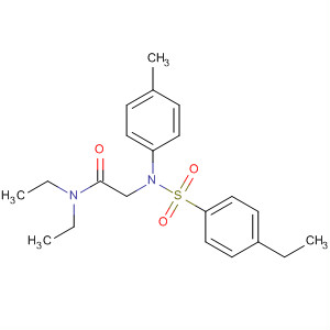 N,n-diethyl-2-[(4-ethyl-benzenesulfonyl)-p-tolyl-amino]-acetamide Structure,680588-94-7Structure