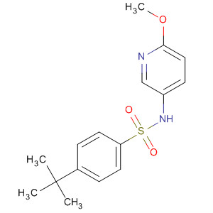 4-Tert-butyl-n-(6-methoxy-pyridin-3-yl)-benzenesulfonamide Structure,680591-14-4Structure