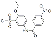 2-Ethoxy-5-(4-nitro-benzoylamino)-benzenesulfonyl chloride Structure,680617-98-5Structure