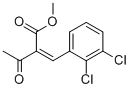 Z-2-(2,3-dichlorophenyl)methylene-3-oxobutanoic acid methyleater Structure,68064-69-7Structure