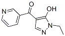 Methanone, (1-ethyl-5-hydroxy-1h-pyrazol-4-yl)-3-pyridinyl-(9ci) Structure,680972-05-8Structure