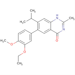 6-(3-Ethoxy-4-methoxy-phenyl)-7-isopropyl-2-methyl-3h-quinazolin-4-one Structure,681292-13-7Structure