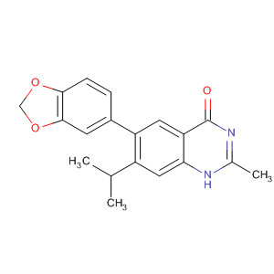 6-(1,3-Benzodioxol-5-yl)-7-isopropyl-2-methyl-3h-quinazolin-4-one Structure,681292-14-8Structure