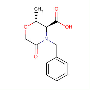 (2R,3s)-4-benzyl-2-methyl-5-oxomorpholine-3-carboxylic acid Structure,681851-25-2Structure