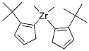 Bis[(1,2,3,4,5-h)-1-(1,1-dimethylethyl)-2,4-cyclopentadien-1-yl]dimethyl-zirconium Structure,68193-40-8Structure