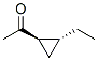 Ethanone, 1-(2-ethylcyclopropyl)-, trans-(9ci) Structure,68235-41-6Structure