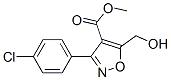 4-Isoxazolecarboxylicacid,3-(4-chlorophenyl)-5-(hydroxymethyl)-,methylester(9ci) Structure,682352-73-4Structure