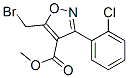 (9ci)-5-(溴甲基)-3-(2-氯苯基)-4-異噁唑羧酸甲酯結(jié)構(gòu)式_682352-82-5結(jié)構(gòu)式