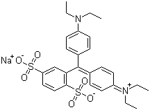 Patent blue violet Structure,68238-36-8Structure